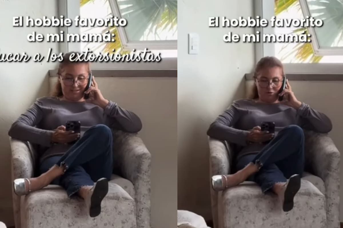 “Ahí está, dedícate a lo que sí sabes”: señora enfrenta a presuntos extorsionadores, su hija la graba y se vuelve viral
