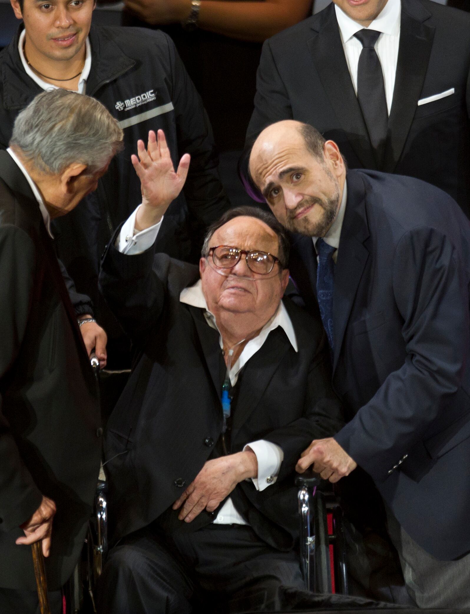 Roberto Gomez Bolaños y Édgar Vivar | Archivos GH