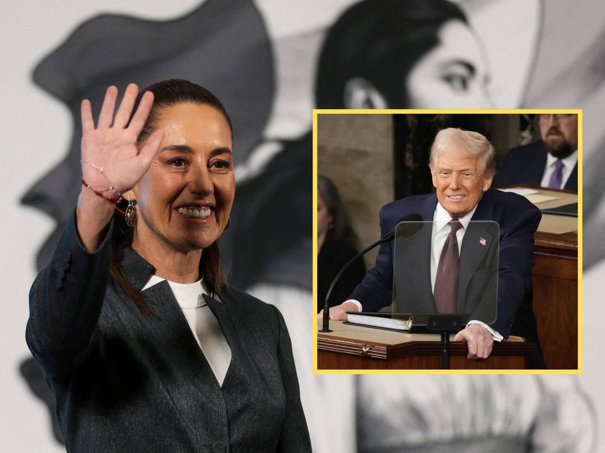 La presidenta Claudia Sheinbaum Pardo agradeció al presidente Donald Trump por la pausa arancelaria a México. | Crédito: REUTERS/AP