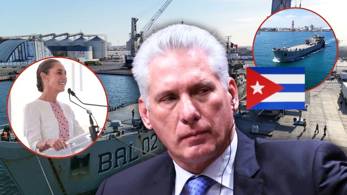 El presidente de Cuba, Miguel Díaz-Canel, agradece a México y a la presidenta Claudia Sheinbaum por el envío de más de 800 toneladas de ayuda humanitaria mientras la isla enfrenta escasez de combustible