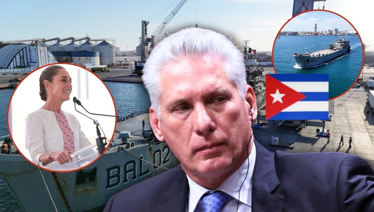 El presidente de Cuba, Miguel Díaz-Canel, envía mensaje de agradecimiento a México y a Claudia Sheinbaum por la ayuda humanitaria enviada a la isla mientras se frena el petróleo. | Foto: Especial GH