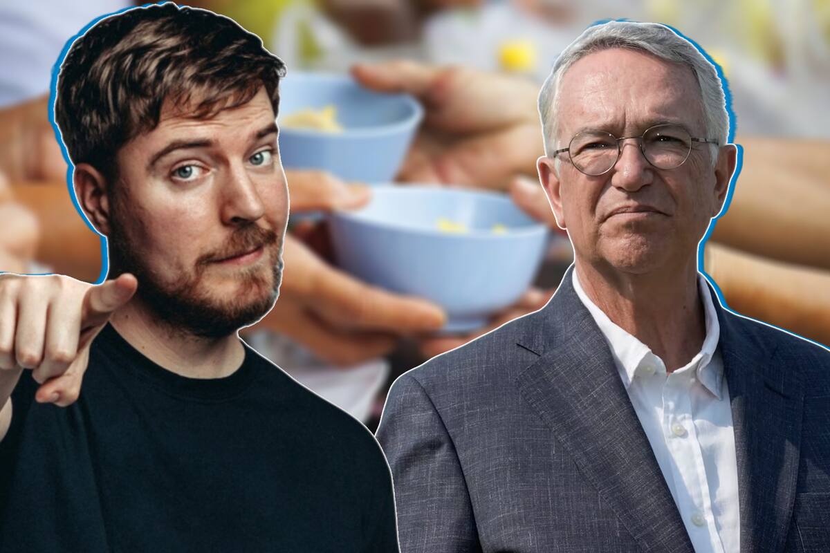 Mr. Beast reta a millonarios a donar para combatir el hambre; Ricardo Salinas Pliego responde
