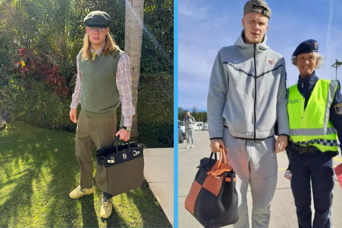 Erling Haaland y su amor por los bolsos Birkin de Hermès: esta es su exclusiva colección