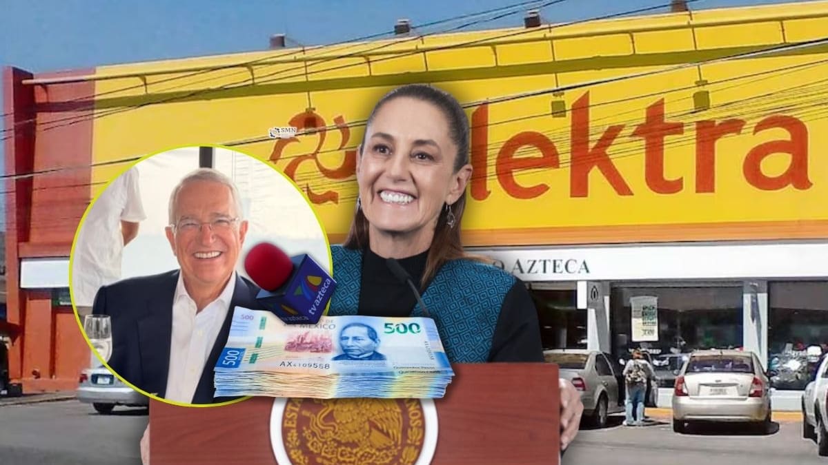 Claudia Sheinbaum confirmó que TV Azteca ya saldó su deuda fiscal con el SAT y Elektra pagará 32 mil millones en 19 mensualidades, mientras la televisora enfrenta concurso mercantil por deudas cercanas a 600 millones de dólares