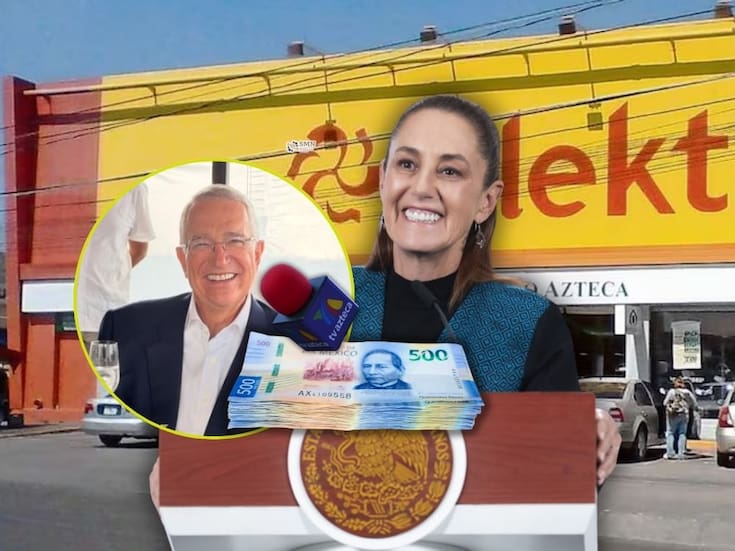 Claudia Sheinbaum confirmó que TV Azteca ya saldó su deuda fiscal con el SAT y Elektra pagará 32 mil millones en 19 mensualidades, mientras la televisora enfrenta concurso mercantil por deudas cercanas a 600 millones de dólares