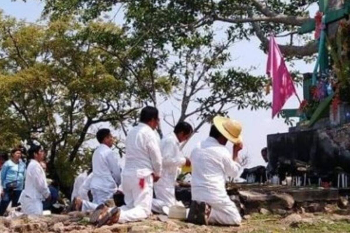 Realizan actos religiosos en Chiapas pese a contingencia por Covid-19