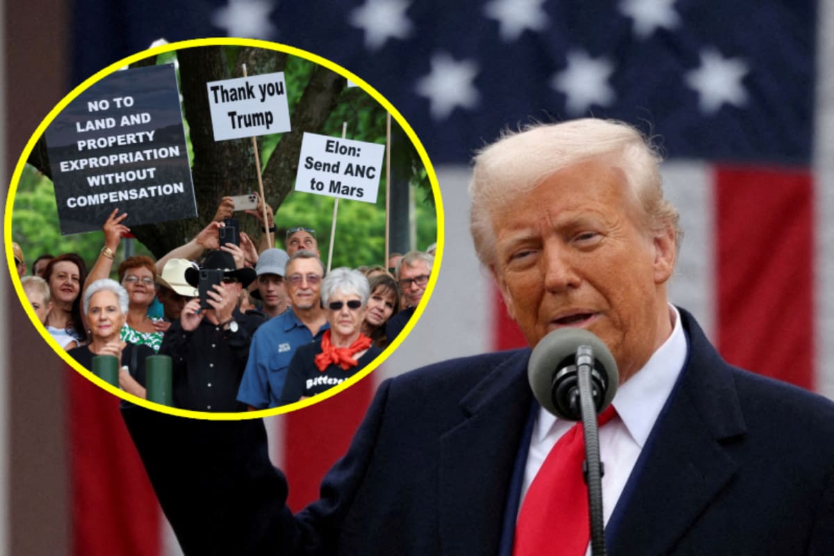 Las acusaciones de racismo contra Donald Trump tras recibir migrantes blancos de Sudáfrica