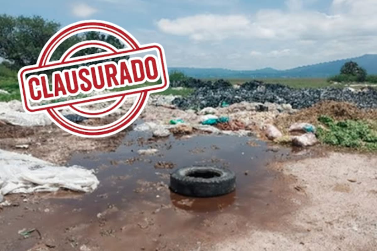 Clausuran basurero ilegal junto a la Laguna de Cuitzeo; miles de metros contaminados y riesgo para la salud