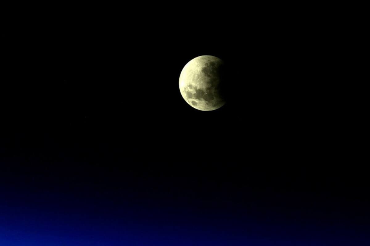 El eclipse lunar más largo del siglo se vio así desde la Estación Espacial Internacional