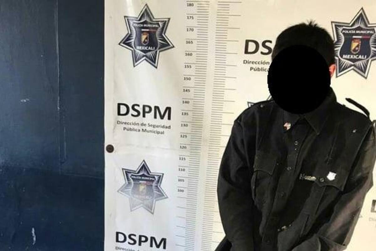 Adolescente retuvo a adulto en San Felipe, lo someten con agente canino