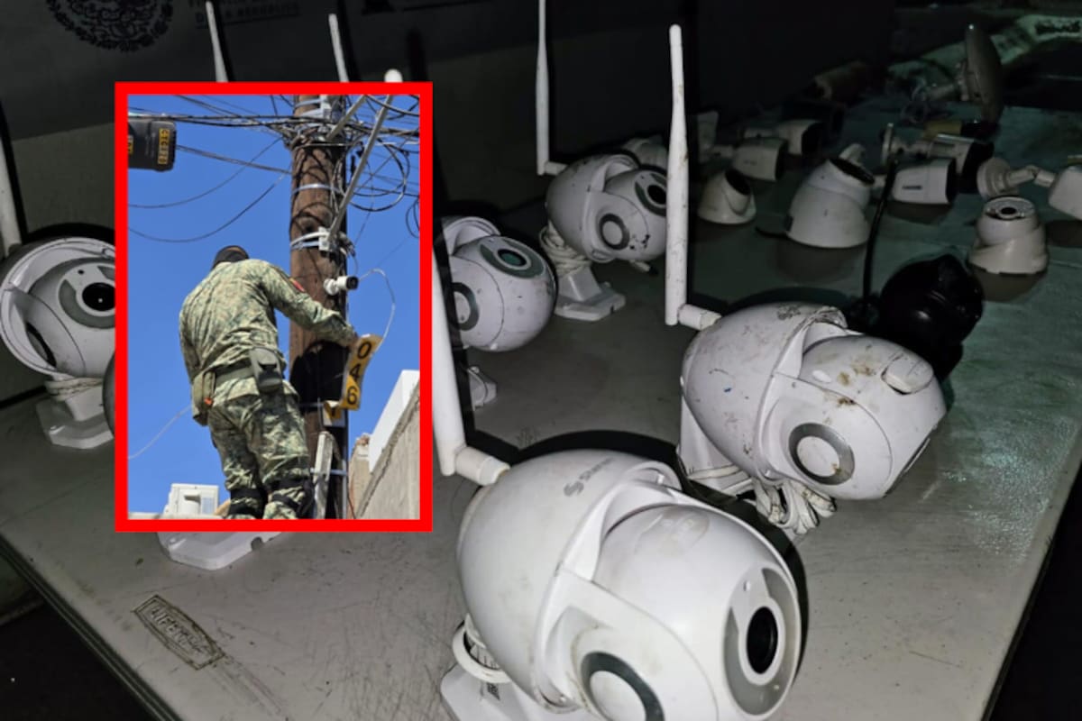 Retiran cámaras de videovigilancia irregulares en Culiacán