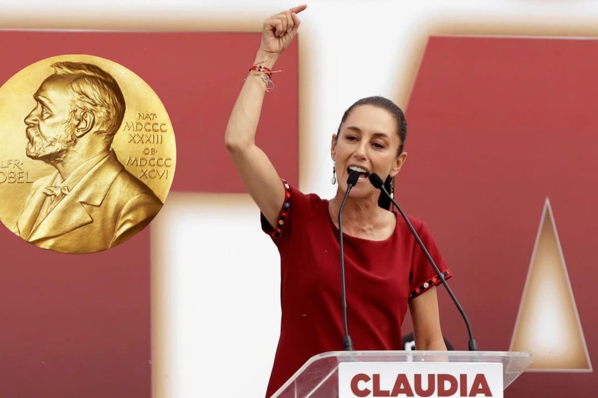 El premio Nobel de la Paz entre los reconocimientos de Claudia Sheinbaum presidenta de México