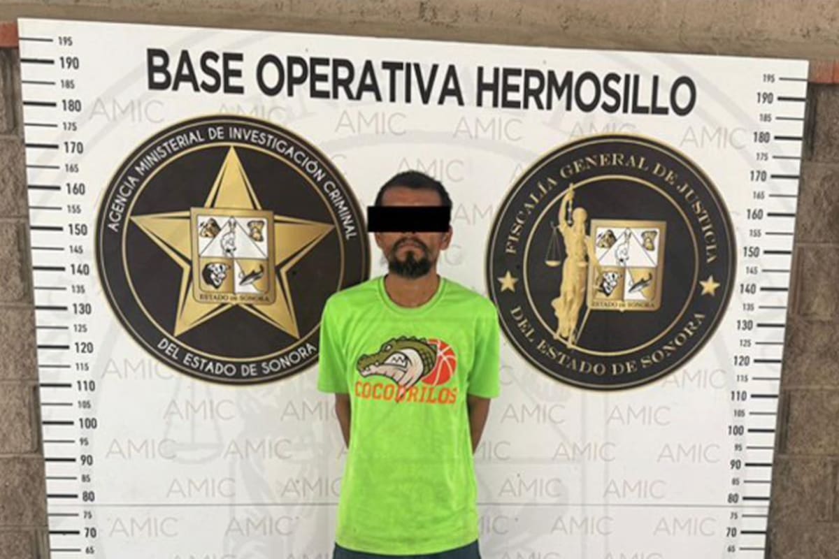 Abel Ulises “N” es detenido en Hermosillo por tentativa de homicidio; cuenta con amplio historial delictivo