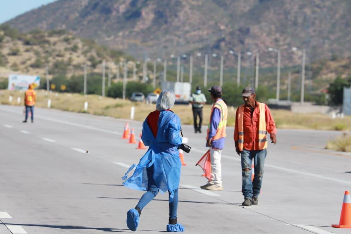 Muere hombre atropellado en la carretera Hermosillo-Guaymas; no hay testigos