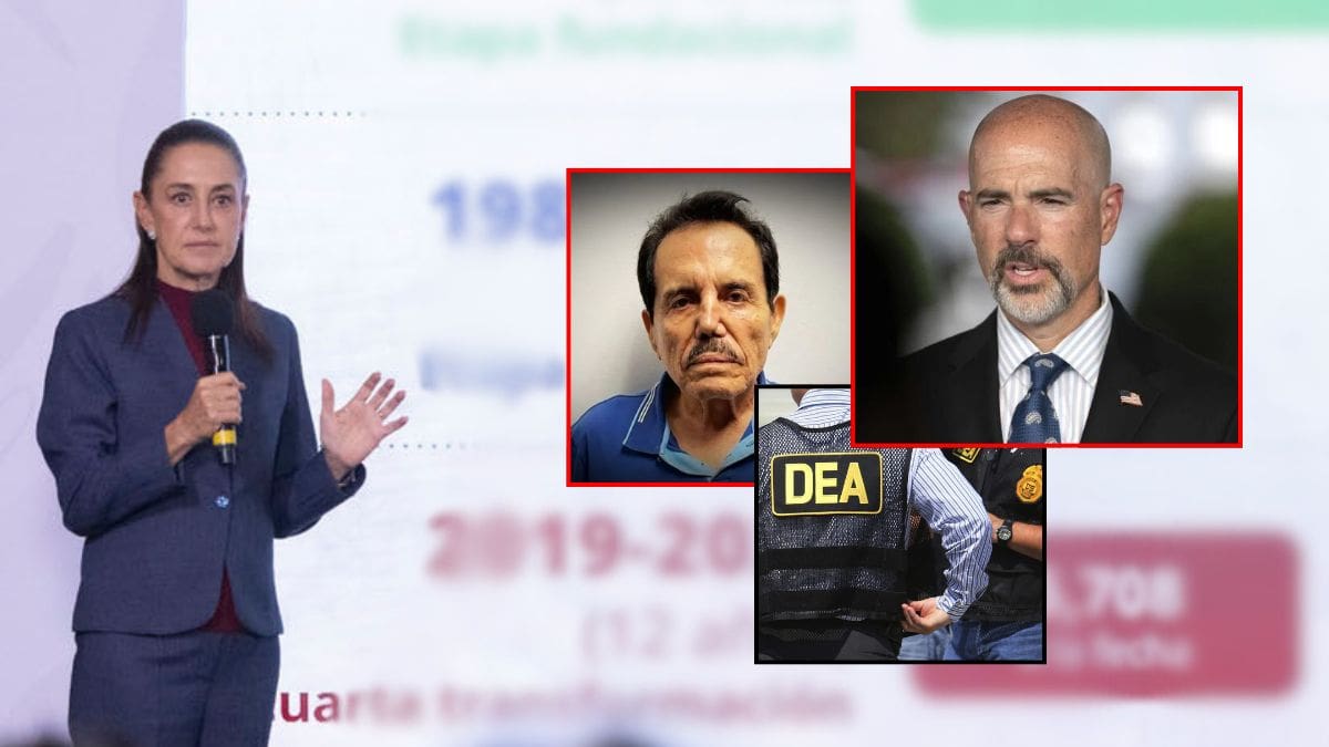“Ellos tienen muchísimo trabajo que hacer en Estados Unidos”, responde Claudia Sheinbaum a la DEA tras su advertencia de ir contra narcotraficantes y funcionarios gubernamentales corruptos