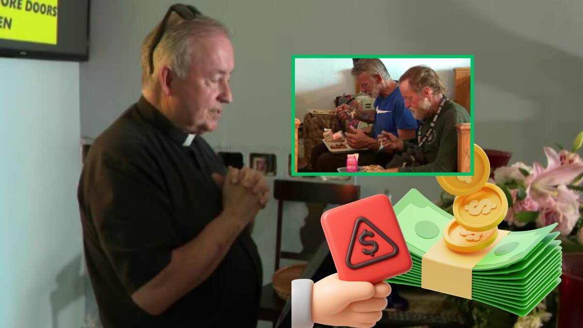 Bob Caudill, sacerdote en Estados Unidos, enfrenta multa de medio millón de dólares y una disputa legal que se ha extendido 12 años por alimentar personas sin hogar