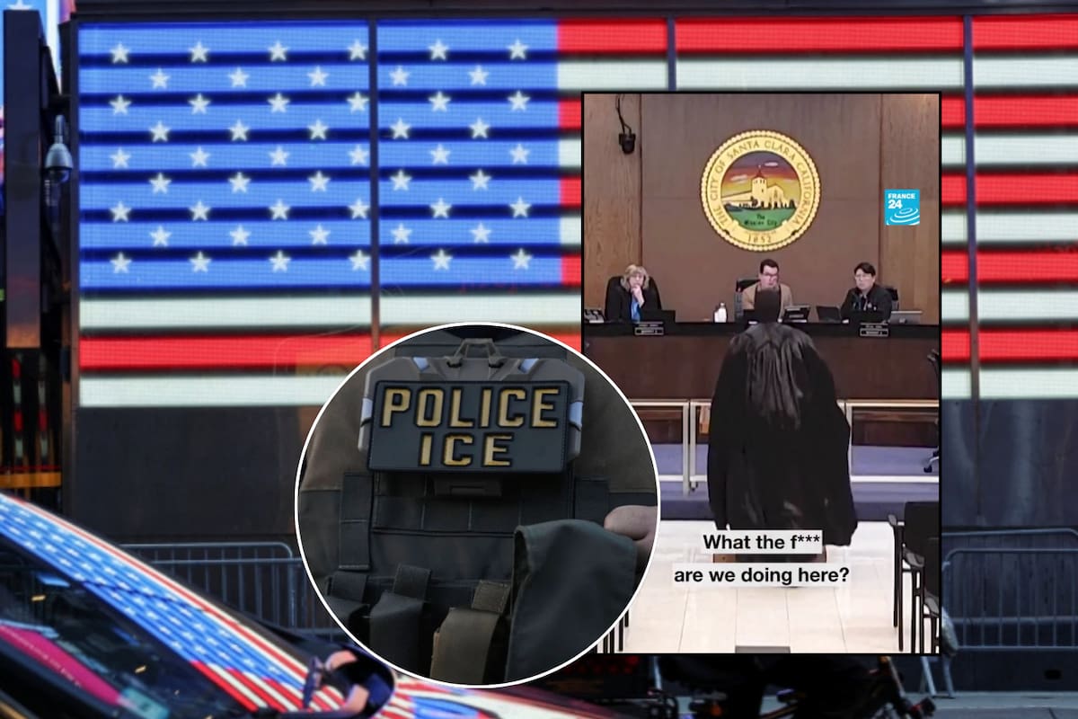 Hombre disfrazado de Batman exige a las autoridades de California no permitir la presencia de agentes ICE en el próximo Super Bowl