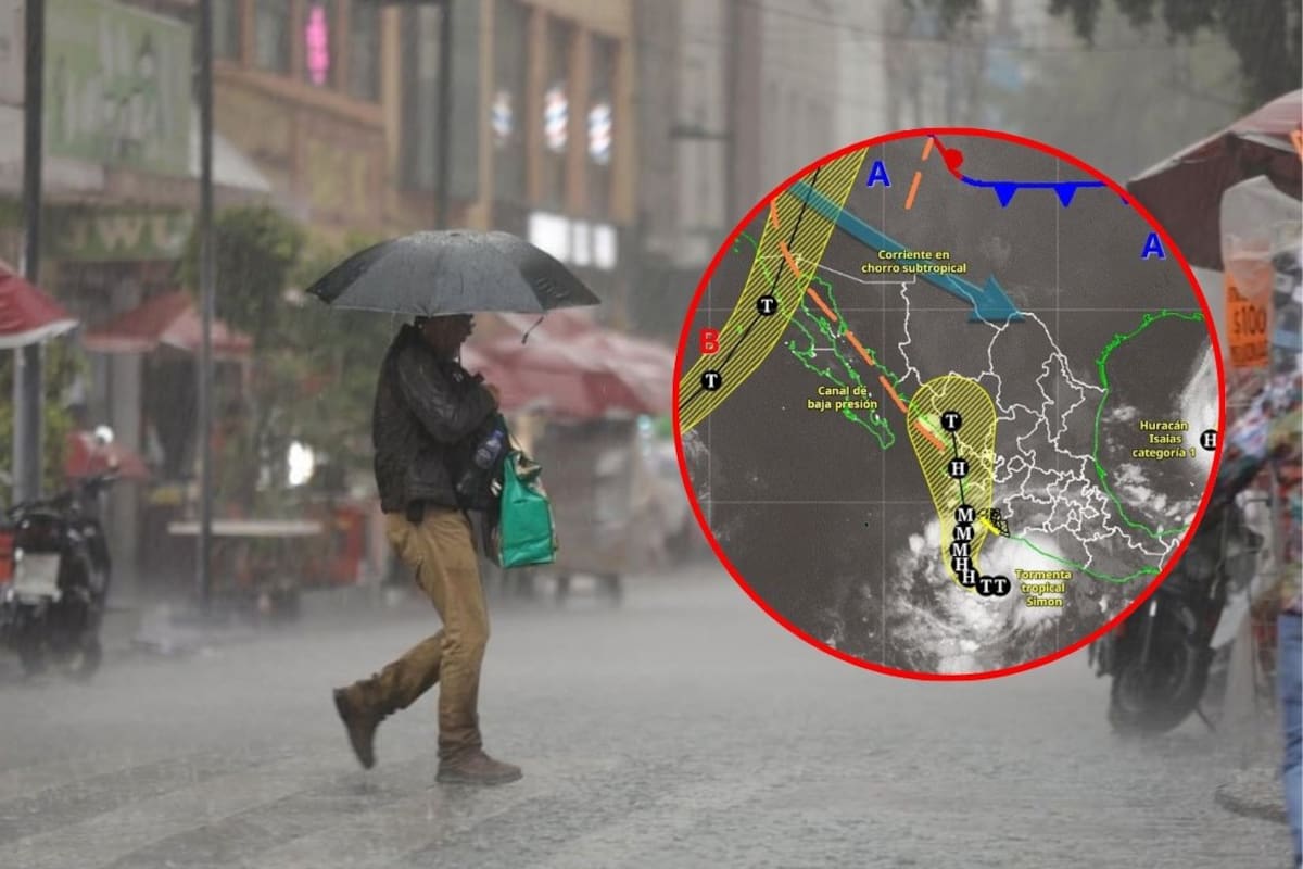 Lluvias torrenciales y temperaturas de hasta 45 grados azotarán a México este jueves