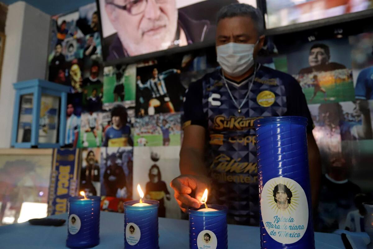 Iglesia Maradoniana en México abre sus puertas en Puebla