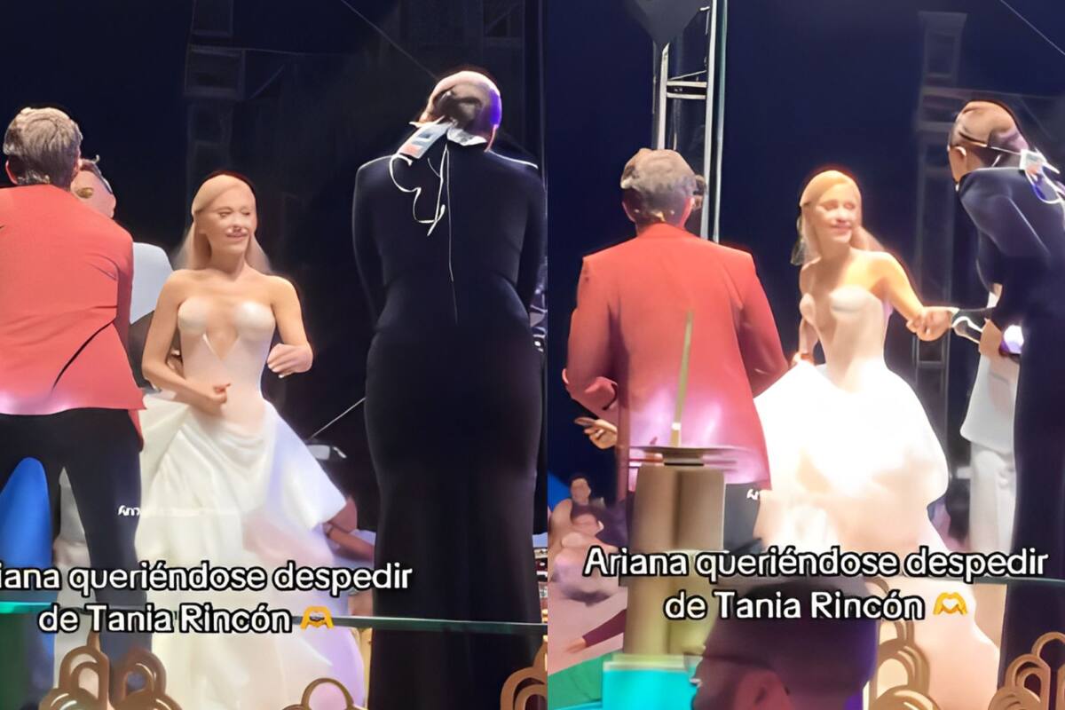 Ariana Grande espera a Tania Rincón para despedirse; fans elogian su humildad