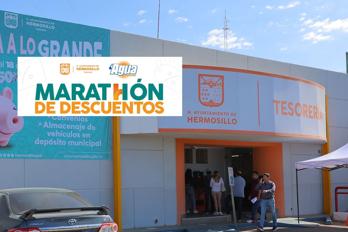 Anuncia Ayuntamiento de Hermosillo Doble Marathón de Descuentos este sábado