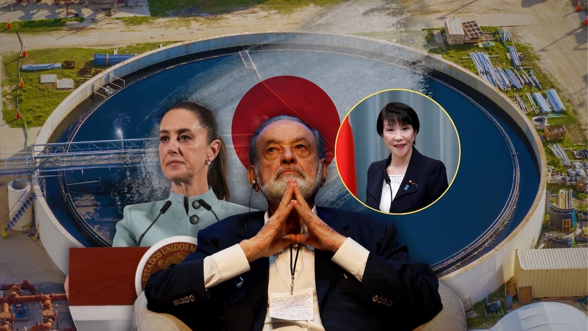 Luego de que Carlos Slim pidió a empresarios mexicanos aumentar la inversión privada para el crecimiento del país, aceleró inversiones en Asia y ganó un contrato de más de 300 millones de dólares para operar una planta potabilizadora de agua en Japón