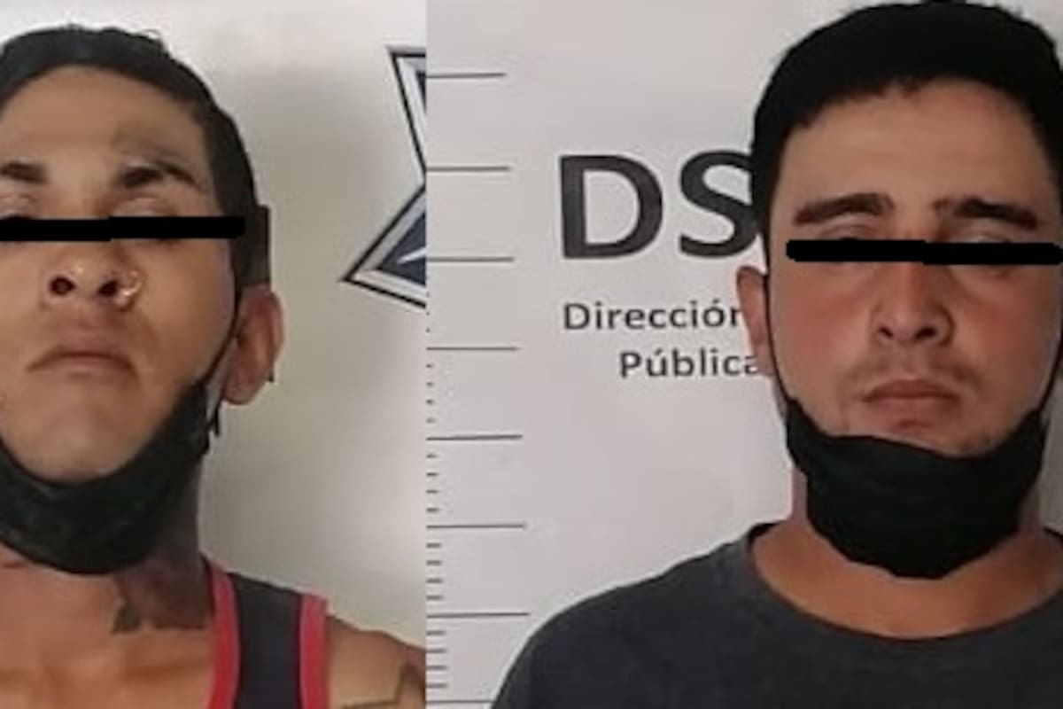 Detienen a dos por dañar propiedad ajena en el ejido Puebla