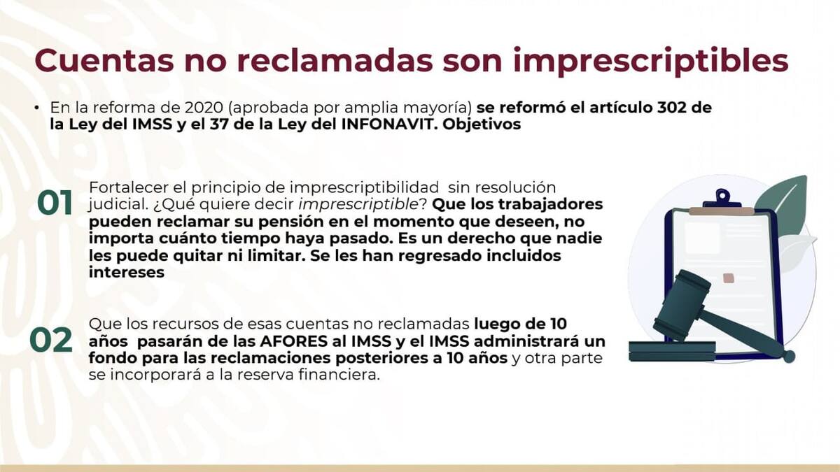 Reforma a pensiones del 2020.