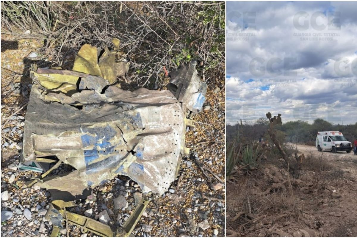 San Luis Potosí: Reportan caída de aeronave en el municipio de Venado
