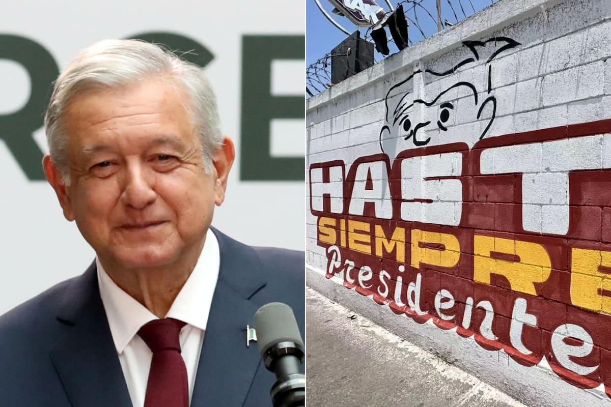 “¡Hasta siempre, presidente!”: Crean murales con sabor a despedida para AMLO
