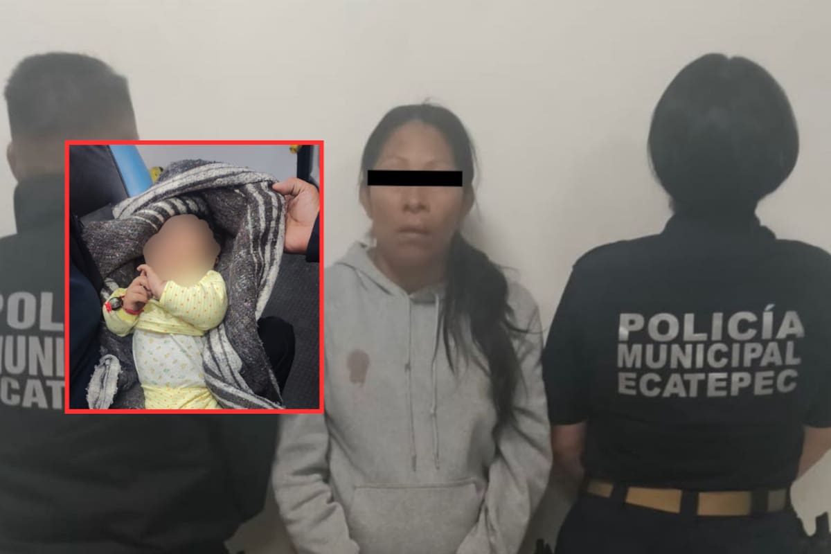 Detienen a mujer que abandonó a su bebé en la parte trasera de una pipa: La hallaron con drogas tras choque y confesó haber abandonado a su bebé de 3 meses en Ecatepec