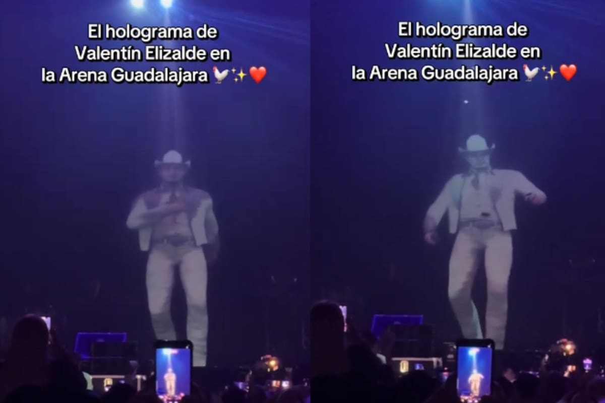 Valentín Elizalde reaparece en Guadalajara gracias a un holograma; así fue el homenaje que emocionó a miles de seguidores