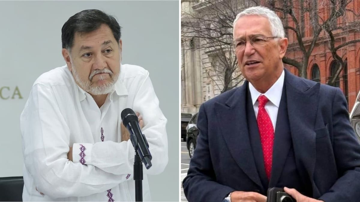 Gerardo Fernadez Noroña y Ricardo Salinas Pliego