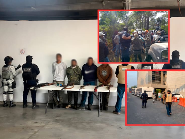 Detienen a cinco cazadores furtivos armados en el Parque Nacional El Tepozteco en Morelos con rifles y perros mientras autoridades federales y locales aseguran armas y ponen a disposición a los responsables