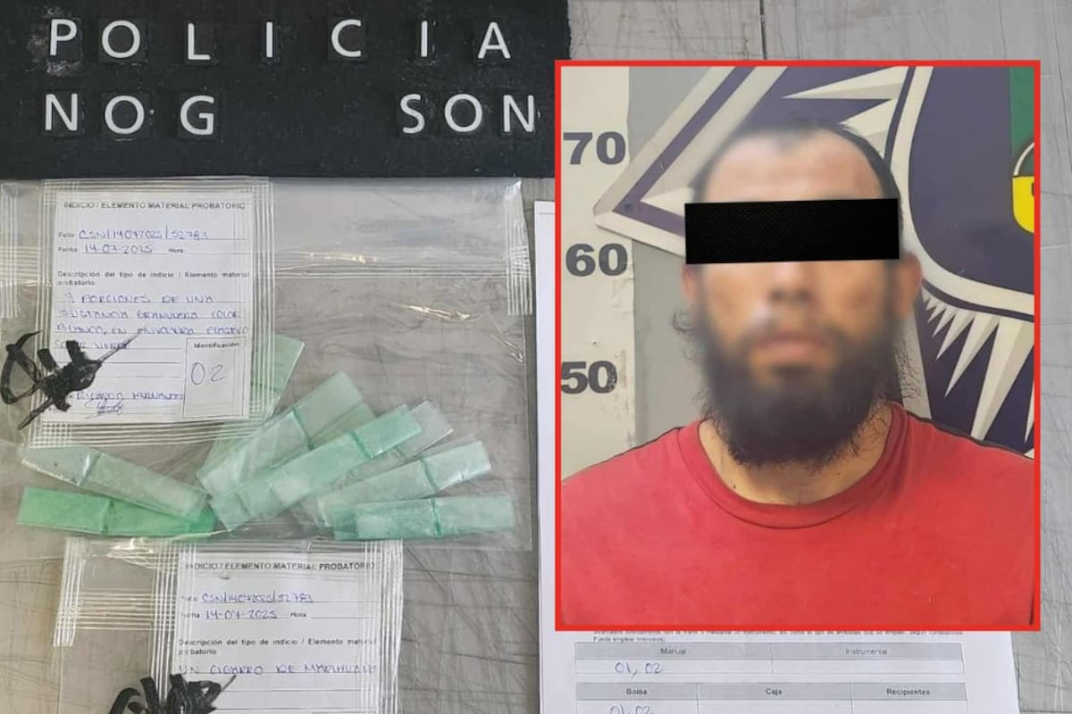 Capturan a presunto narcomenudista por falta administrativa