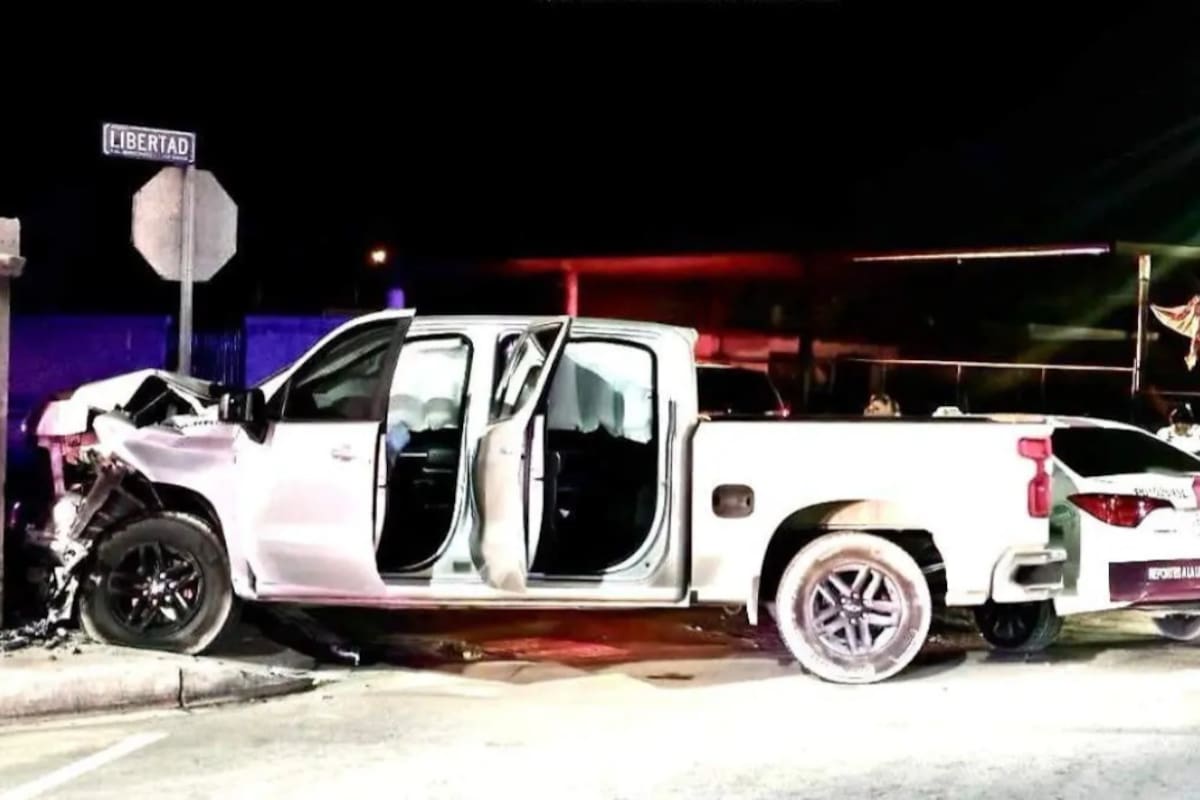 Se pasa un alto y provoca choque que deja dos lesionados en San Luis Río Colorado