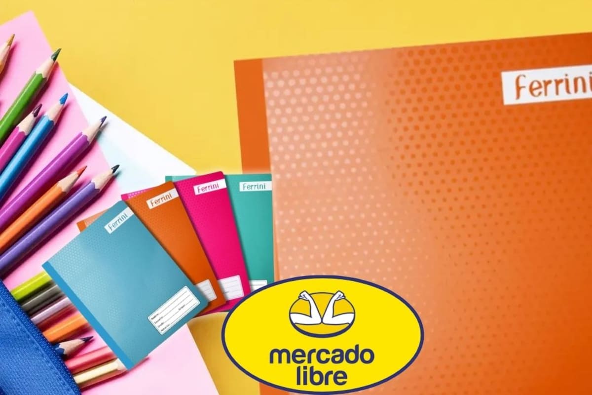 Mercado Libre ofrece paquete de cuadernos profesionales Ferrini con 30 por ciento de descuento para el regreso a clases