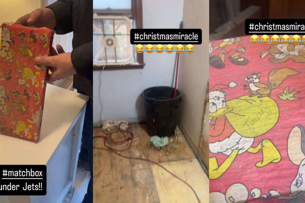 Hombre encuentra su regalo de Navidad de 1978 mientras remodelaba la antigua casa de sus padres