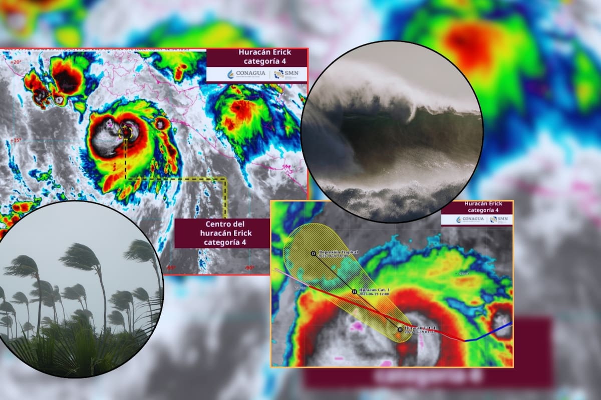 Huracán Erick alcanza la categoría 4 y deja intensas lluvias e inundaciones en gran parte del país