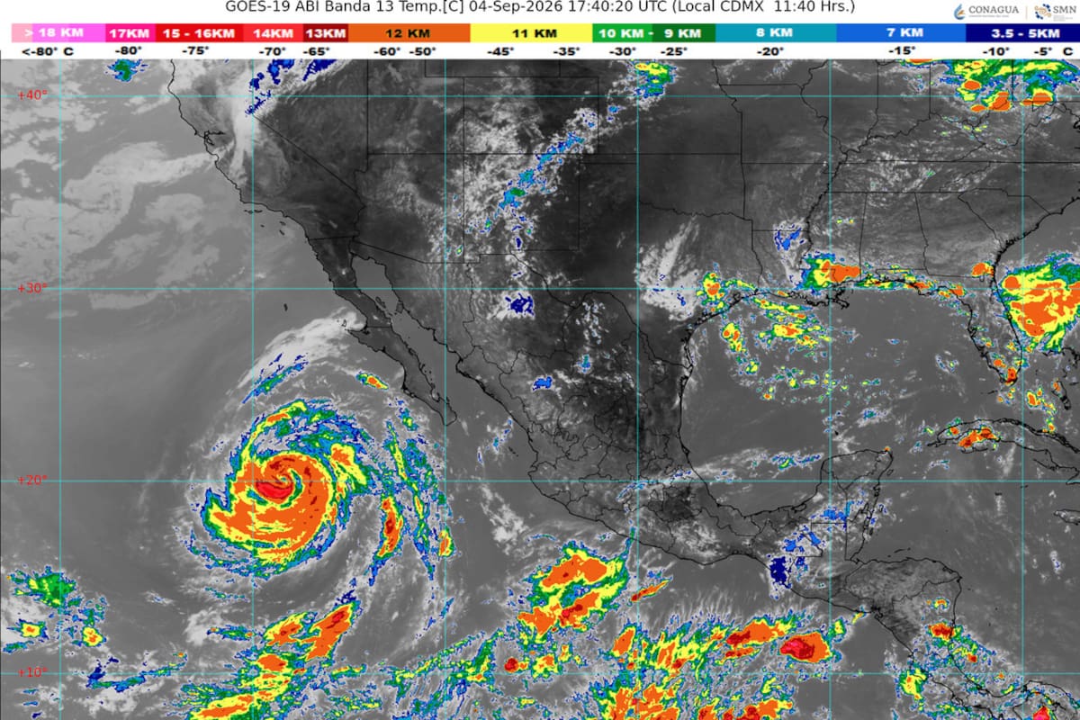 Huracán Marie se aleja de Baja California, pero aún dejará lluvias y tormentas