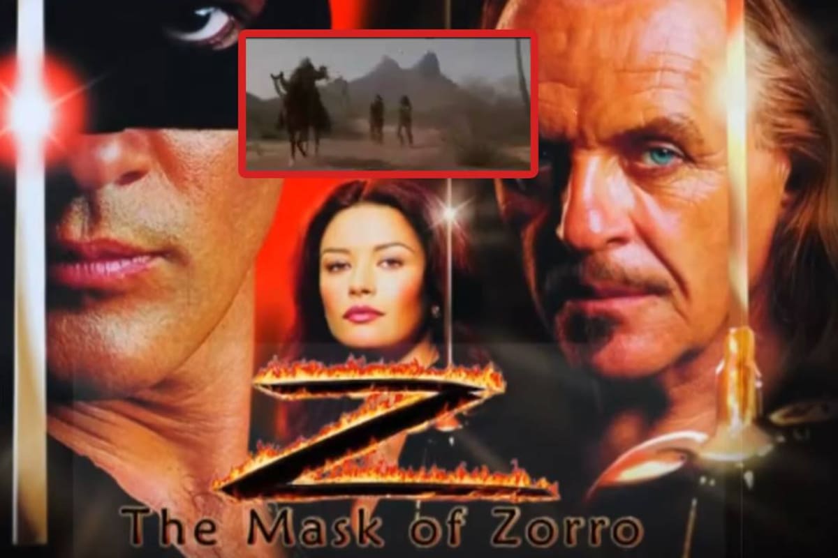 Estas fueron las famosas escenas que Antonio Banderas grabó en el puerto de Guaymas, en Sonora, de la película La máscara del Zorro y que este 2026 cumple 28 años