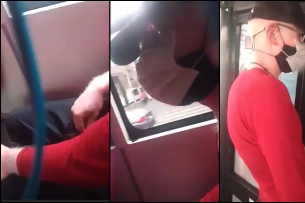 Mujer graba a depravado tocándose a su lado en transporte público