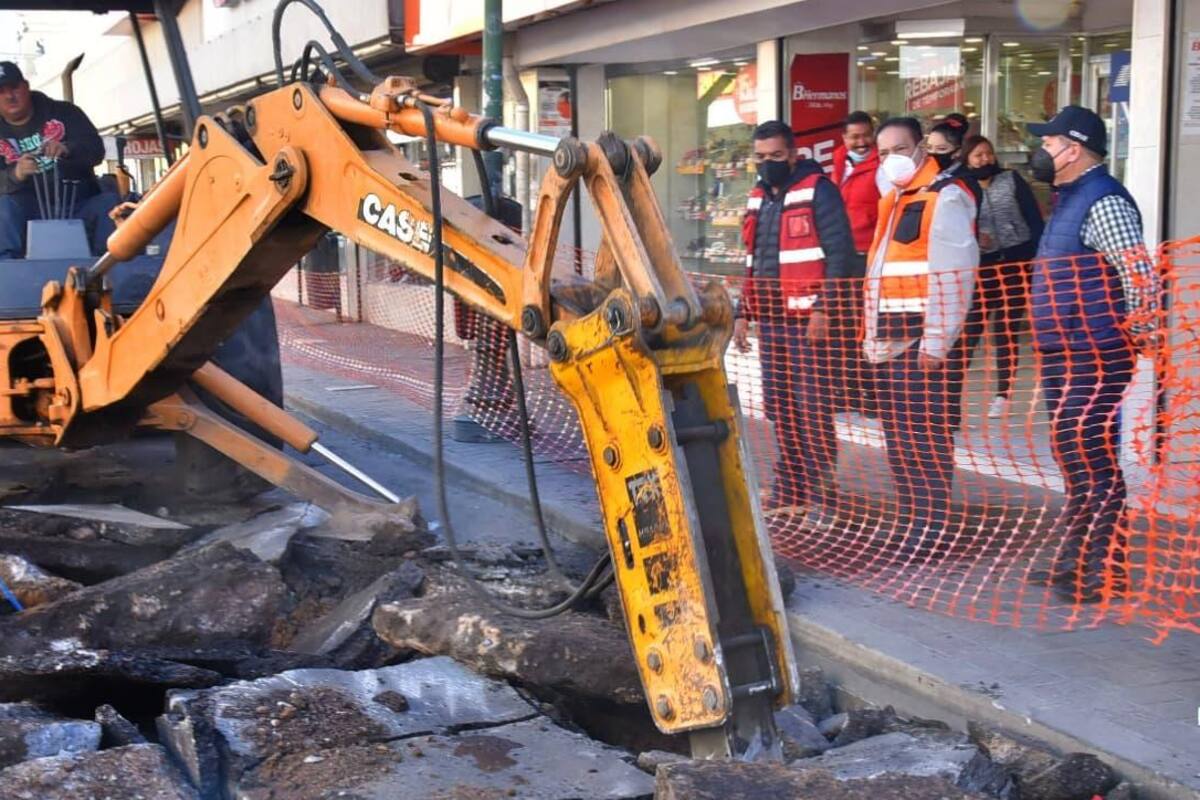 Activa la rehabilitación de avenida Plutarco Elías Calles del centro de Hermosillo