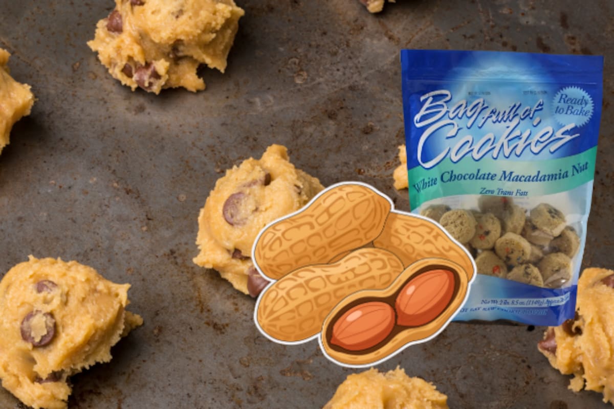 FDA eleva a máxima alerta retiro de masa de galletas congelada por riesgo de contener cacahuates, aumentando riesgo de reacciones severas en personas alérgicas