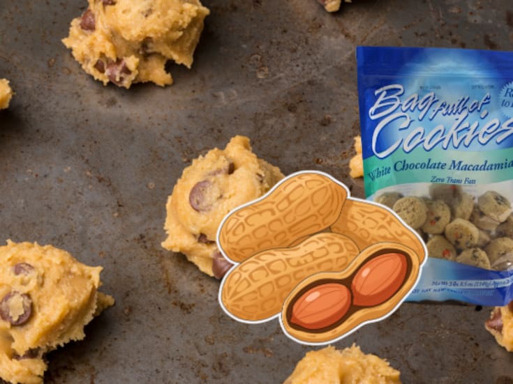 FDA eleva a máxima alerta retiro de masa de galletas congelada por riesgo de contener cacahuates, aumentando riesgo de reacciones severas en personas alérgicas