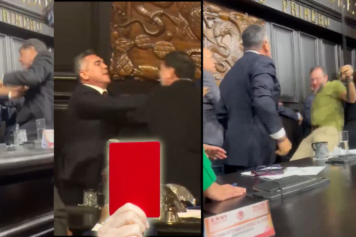 Piden expulsar a Alito Moreno del Senado tras agresión contra Noroña y un trabajador del lugar