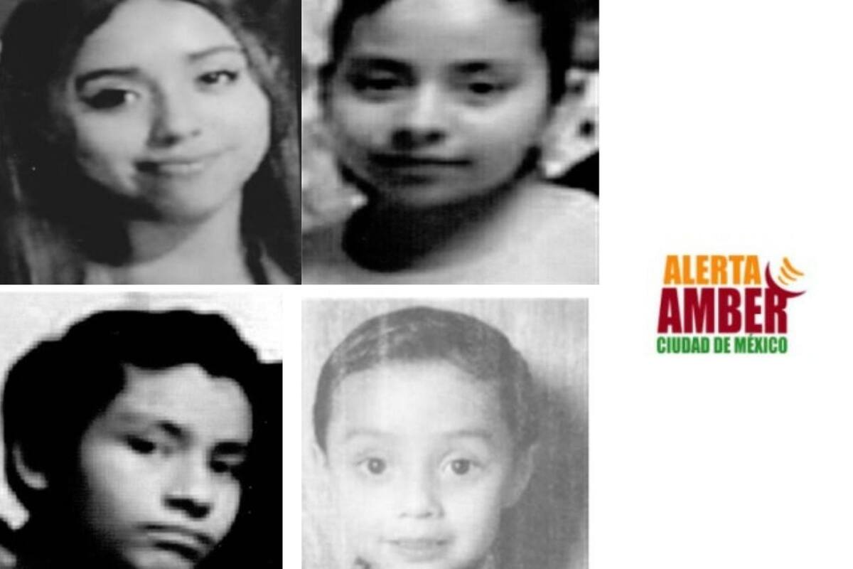 Alerta Amber CDMX: Desaparecen cuatro menores en calles de la capital