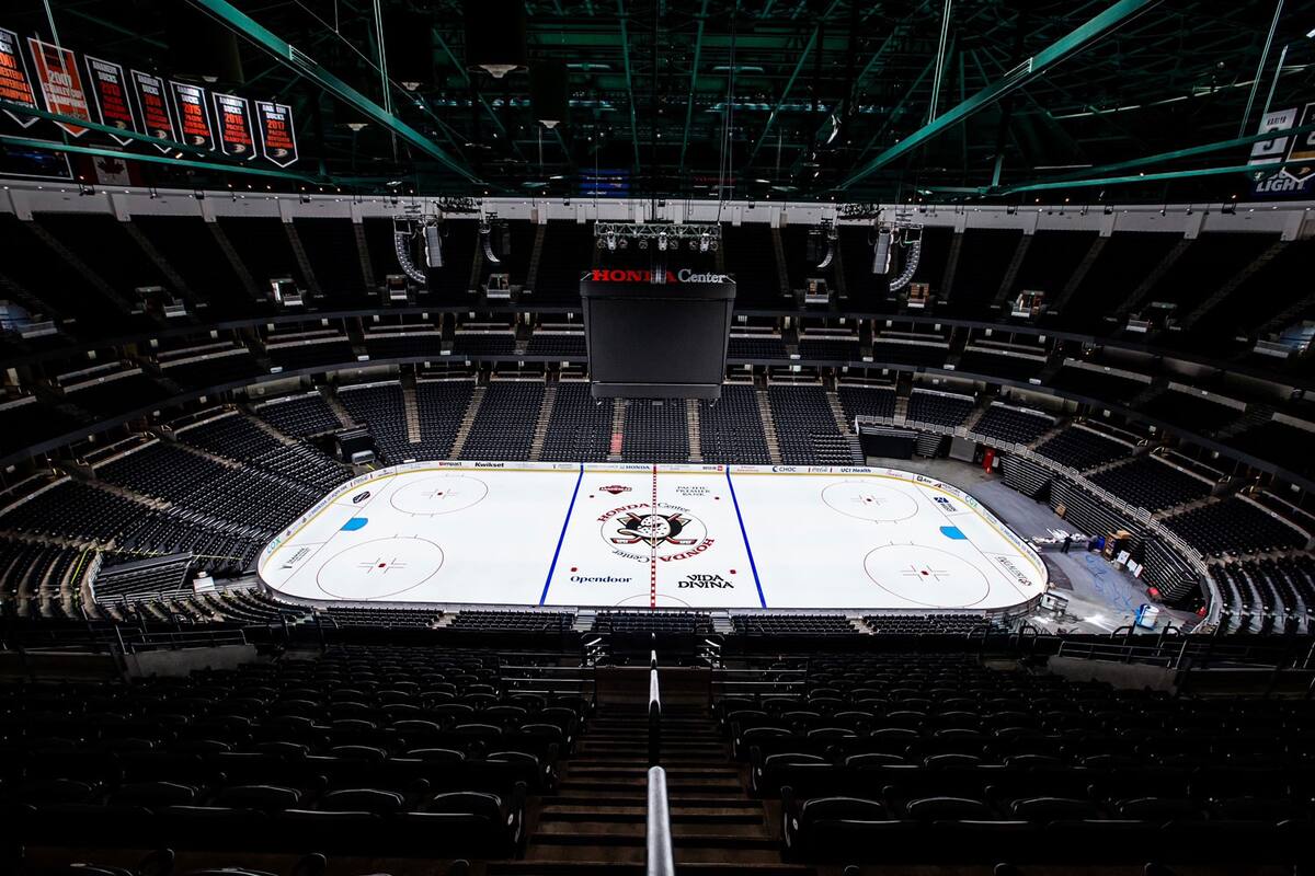 Honda Center anuncia mejoras para la nueva temporada de hockey