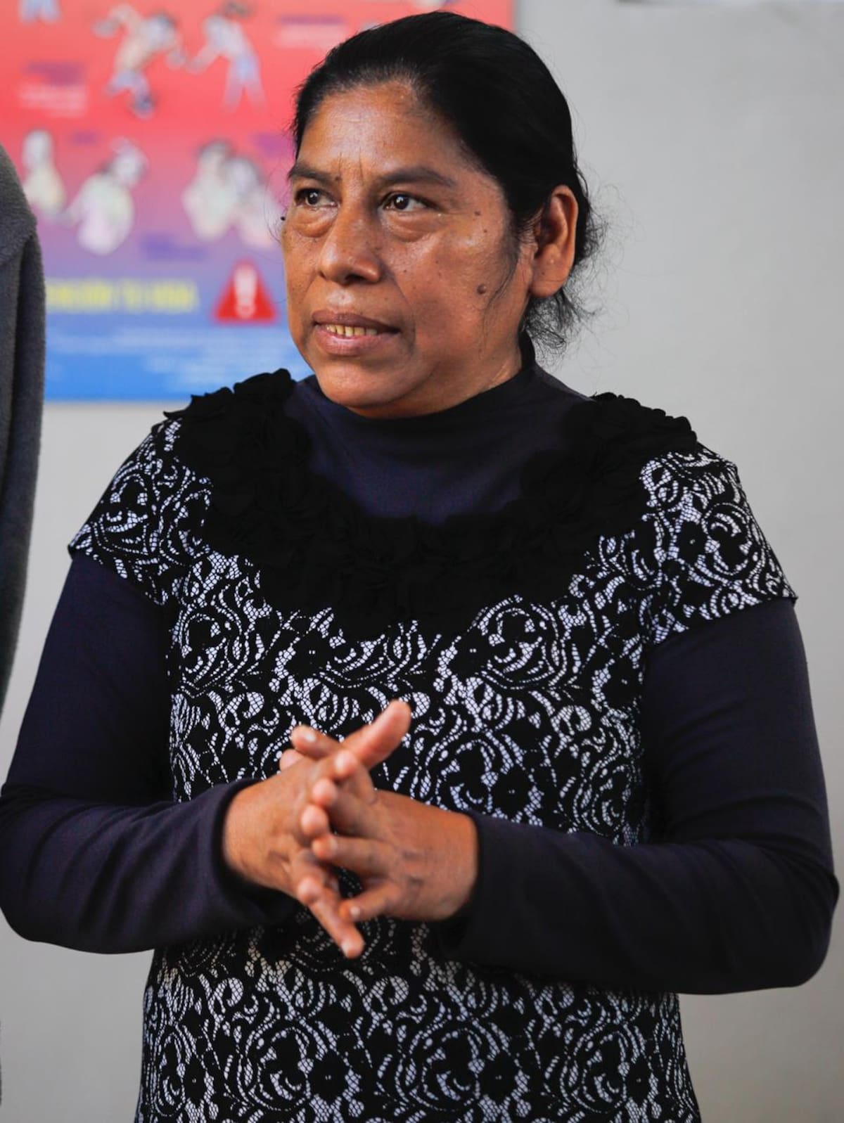 Antonia cuenta que en su pueblo el trabajo en el campo no les brindaba el dinero suficiente para salir adelante l Foto: Juan Jesús Morales
