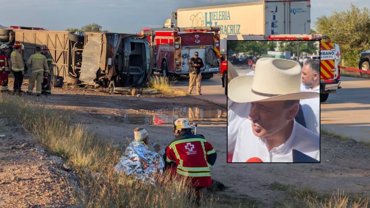 Accidente de Tufesa en Sonora: gobernador y autoridades buscan reforzar seguridad. Foto: GH